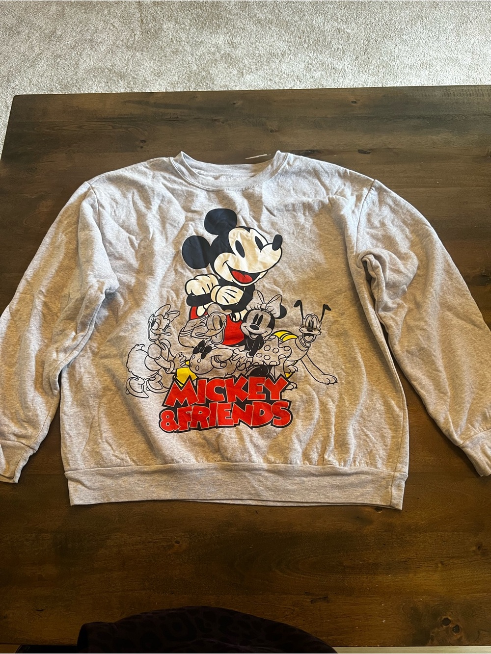 Disney Mickey Mouse & Friends Graphic Crewneck Sweatshirt XXL